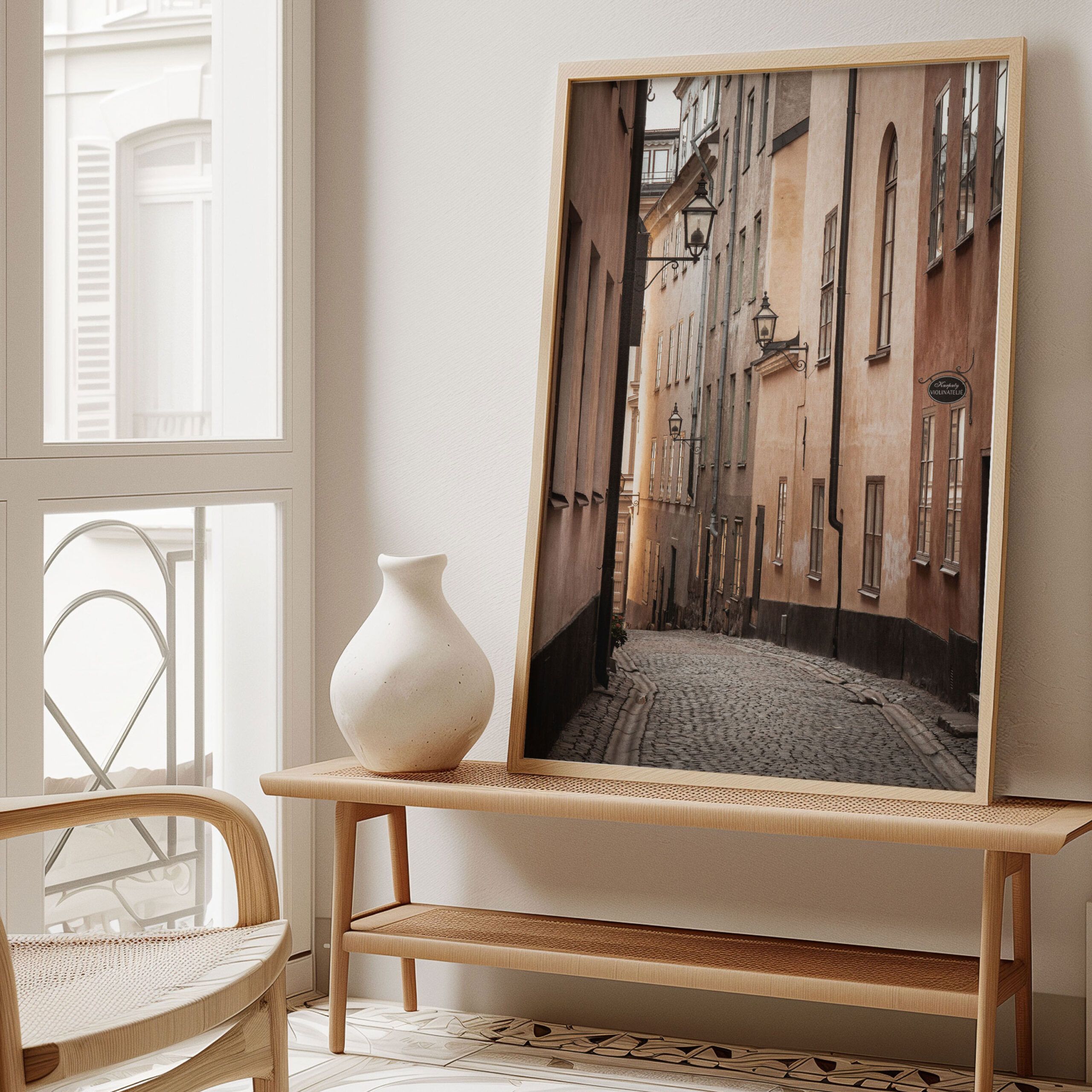 Stockholm Golden Alley<br>Fine Art Print