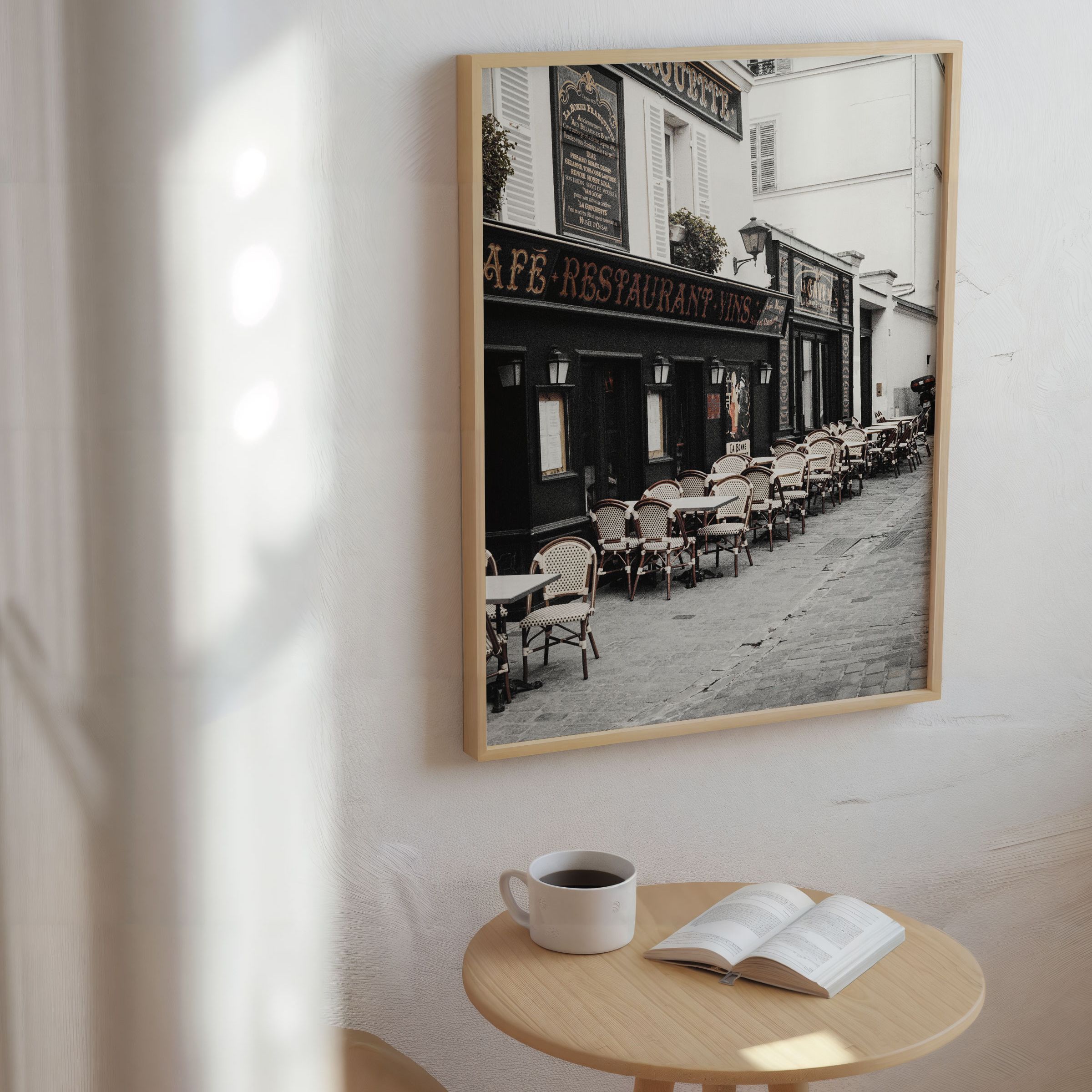 Paris Sidewalk Cafe<br>Fine Art Print