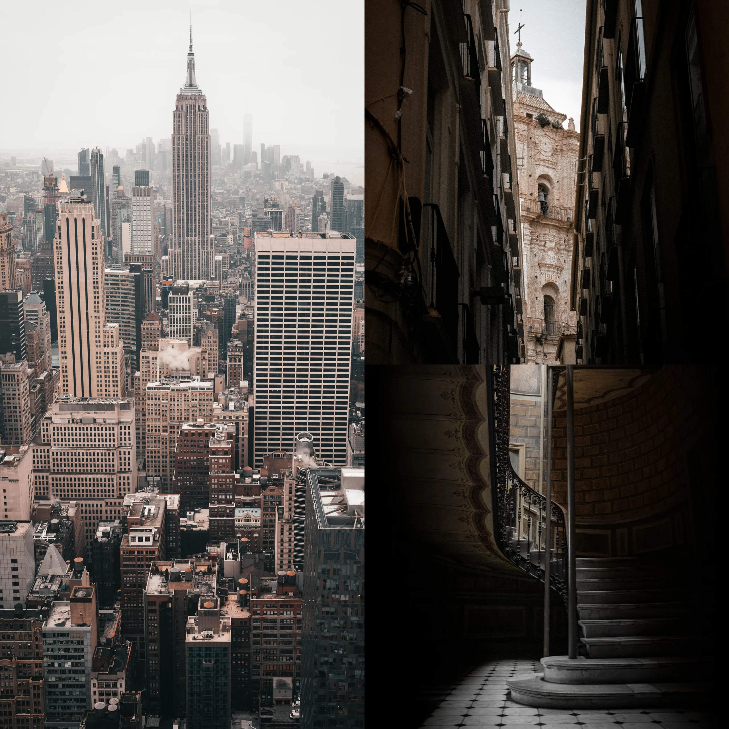 Light and Shadow Alleys<br>Gallery Wall Set