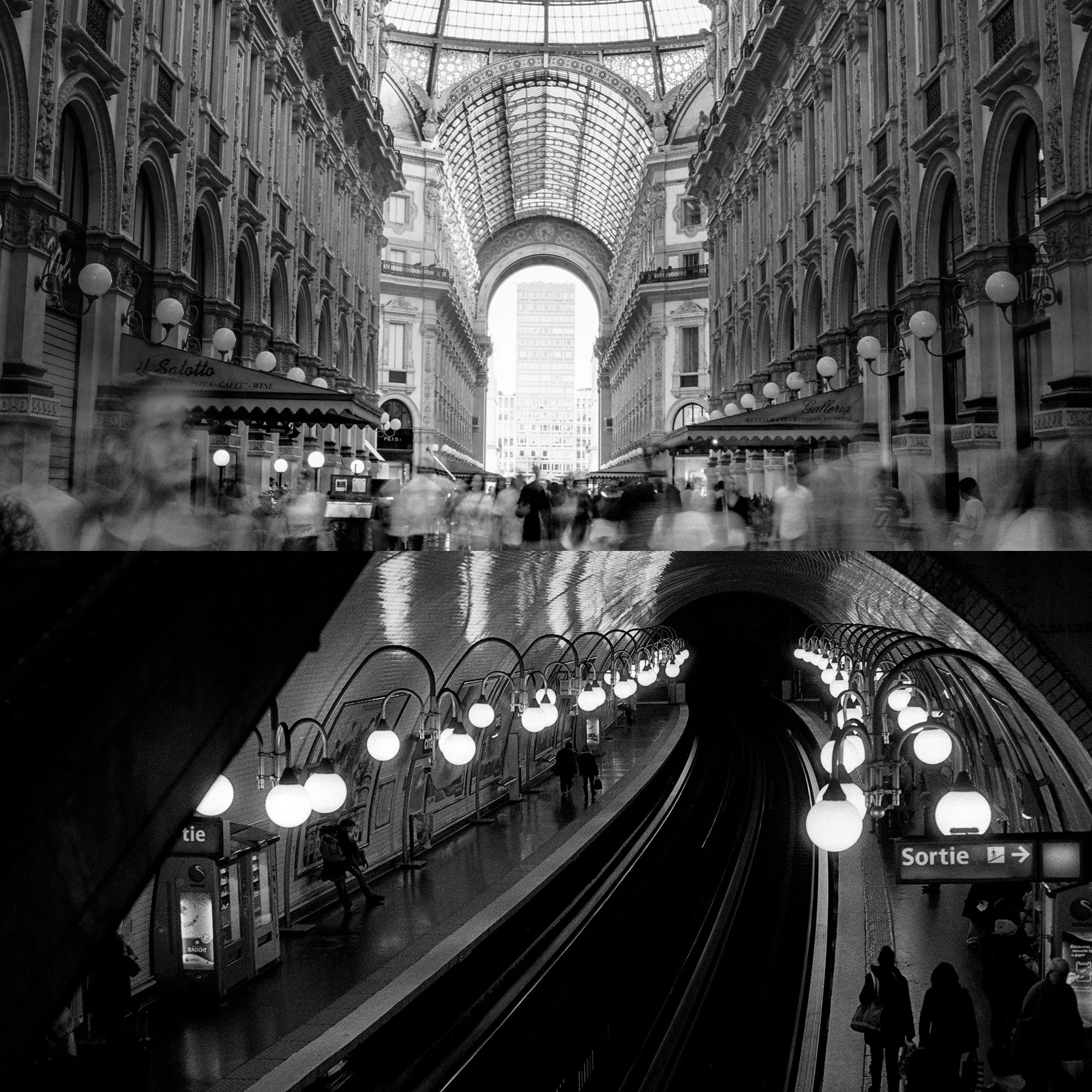 Paris Milan Blur<br>Gallery Wall Set