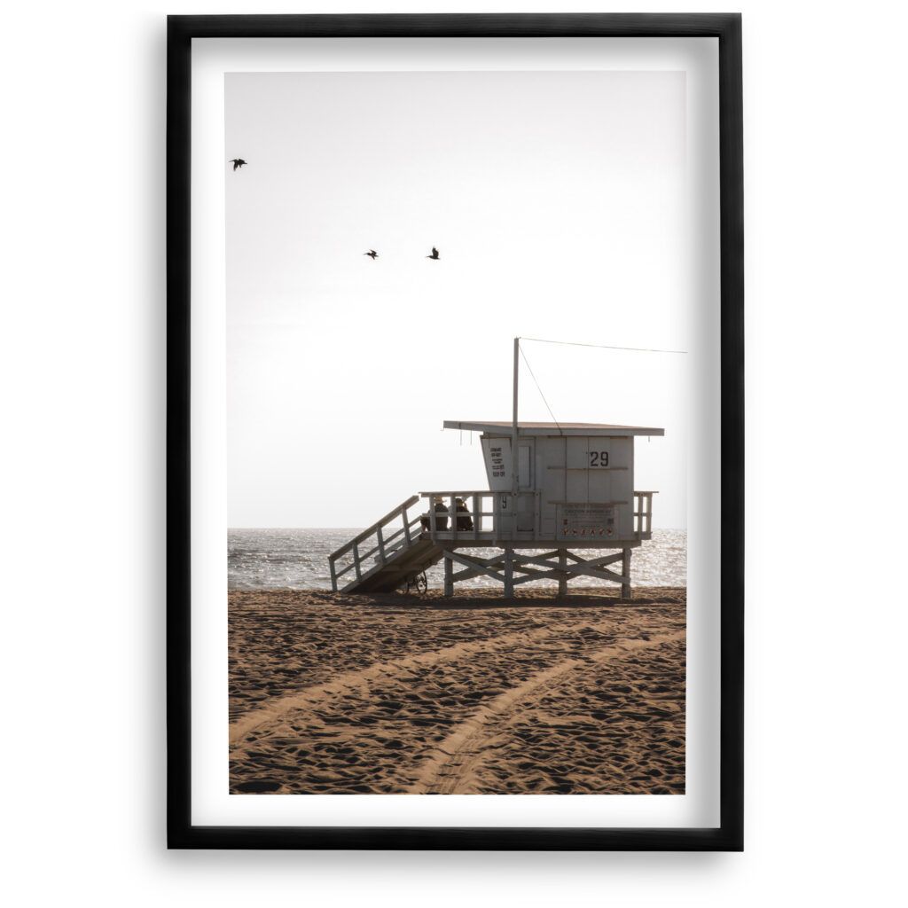 California Lifeguard Stand<br>Fine Art Print