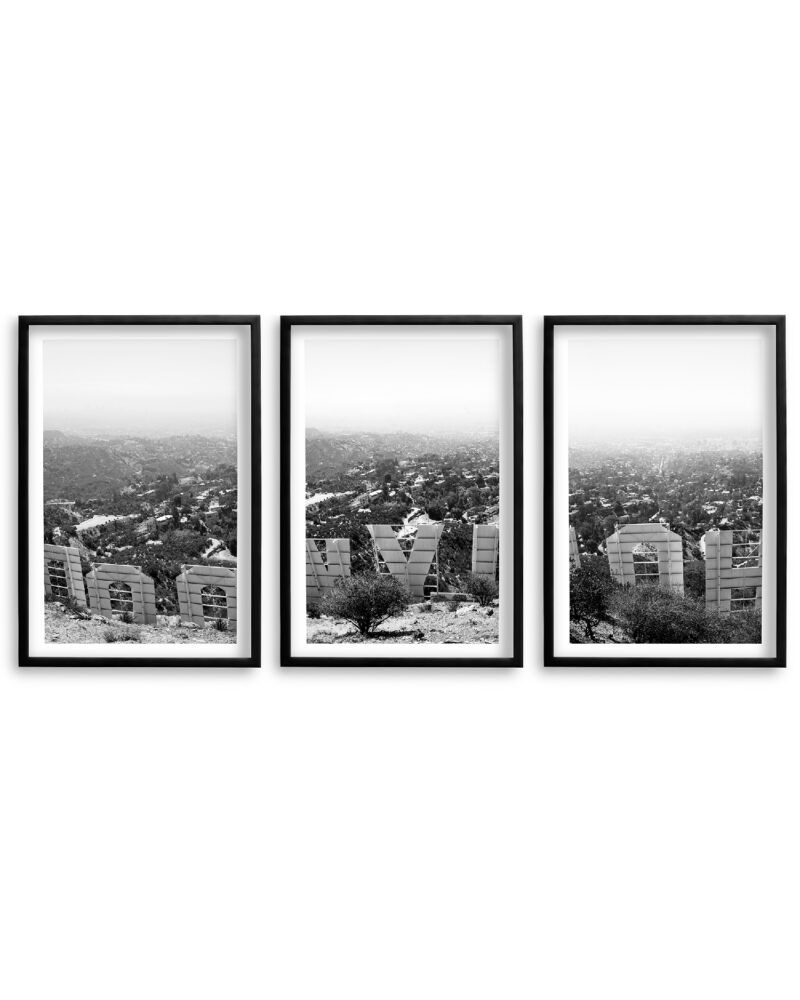 Hollywood Sign Triptych Hollywood Sign Triptych